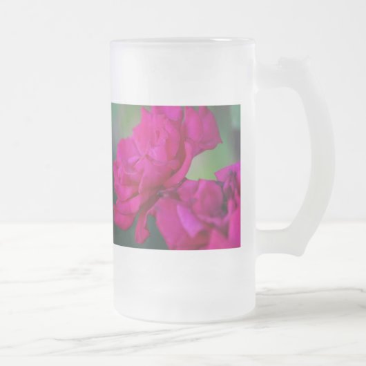 Bloomed roze roze roze Mok van glasbier (Rechts)