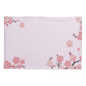 Bloomed sakura flowers pillow case kussensloop (Achterkant)