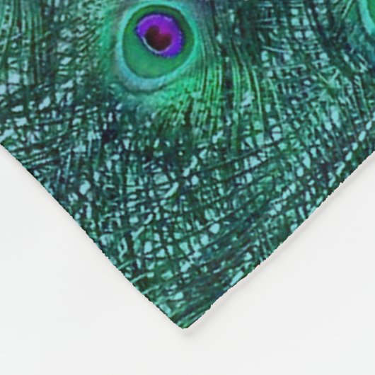 BLOOMEN PEACOCK FLEECE DEKEN (Hoek)