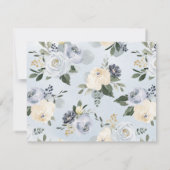 Bloomend botanisch gepersonaliseerd kantoorbenodig notitiekaartje (Achterkant)