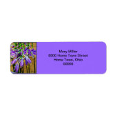 Bloomend Paars hosta-label Etiket (Voorkant)