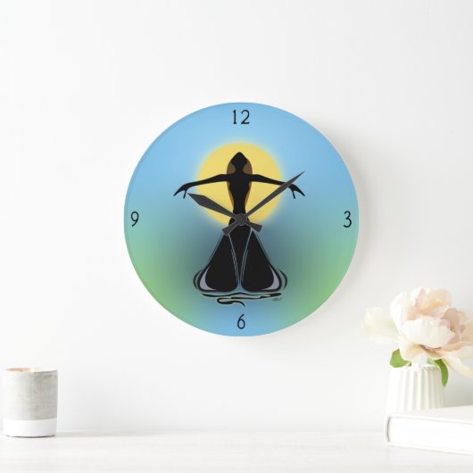 Bloomend Vrouw Grote klok (Huis)