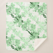 Bloomende abrikozen. sherpa deken (Voorkant)