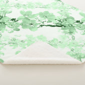 Bloomende abrikozen. sherpa deken (3/4)