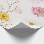 Bloomende bloemen cadeaupapier (Hoek)