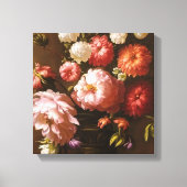 Bloomende bloemen canvas afdruk (Voorkant)