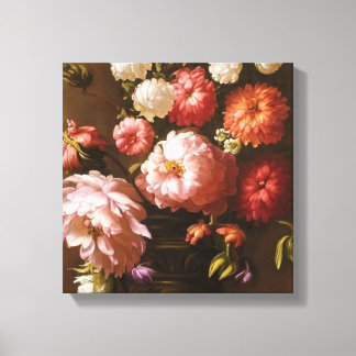 Bloomende bloemen canvas afdruk