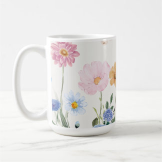 Bloomende bloemen koffiemok