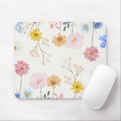 Bloomende bloemen muismat (Met muis)