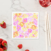 Bloomende bloemen Shibori Floral Tie Dye Pattern Servet (Insitu)