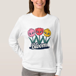 Bloomende bloemen t-shirt