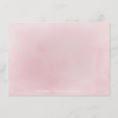 Bloomende botanische spoelaccommodatie informatiekaartje (Achterkant)