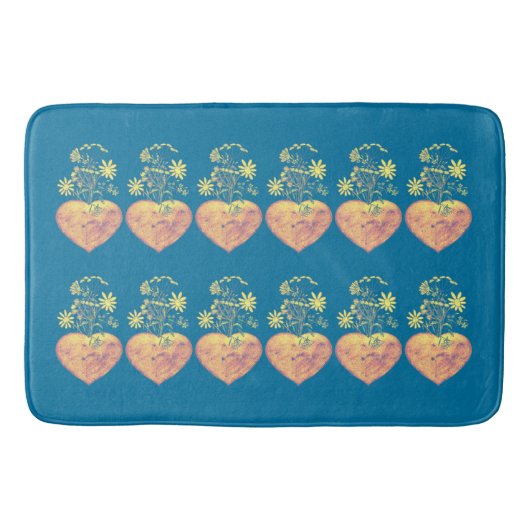 Bloomende heetten badmat (Voorkant)