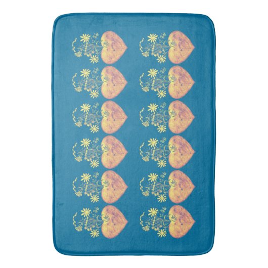 Bloomende heetten badmat (Voorkant Verticaal)