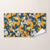 Bloomende magnolia en timuizvogel 3 bad handdoek (Handdoek)
