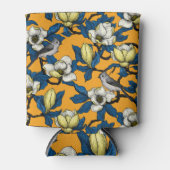 Bloomende magnolia en timuizvogel 3 blikjeskoeler (Voorkant)