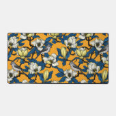 Bloomende magnolia en timuizvogel 3 bureaumat (Voorkant)