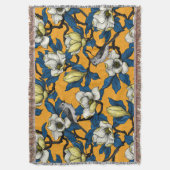 Bloomende magnolia en timuizvogel 3 deken (Voorkant Verticaal)