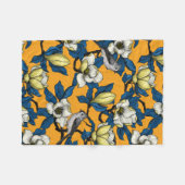 Bloomende magnolia en timuizvogel 3 fleece deken (Voorkant (Horizontaal))