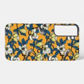 Bloomende magnolia en timuizvogel 3 samsung galaxy hoesje (Achterkant horizontaal)