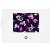 Bloomende magnolia en titmuis bird 4 (Achterkant Horizontaal)