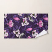 Bloomende magnolia en titmuis bird 4 bad handdoek (Handdoek)