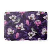 Bloomende magnolia en titmuis bird 4 badmat (Voorkant)