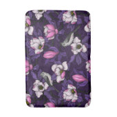 Bloomende magnolia en titmuis bird 4 badmat (Voorkant Verticaal)