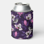 Bloomende magnolia en titmuis bird 4 blikjeskoeler (Blikje Achterkant)