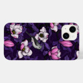 Bloomende magnolia en titmuis bird 4 Case-Mate iPhone case (Achterkant (horizontaal))
