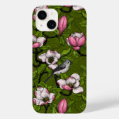 Bloomende magnolia en titmuisvogel 2 Case-Mate iPhone case (Achterkant)