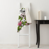 Bloomende magnolia en titmuisvogel sherpa deken (In situ)