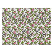Bloomende magnolia en titmuisvogel tafelkleed (Voorkant (Horizontaal))