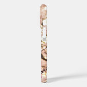 Bloomende roze Paarse Magnolias Spring Flower Case-Mate iPhone Case (Achterkant / Links)