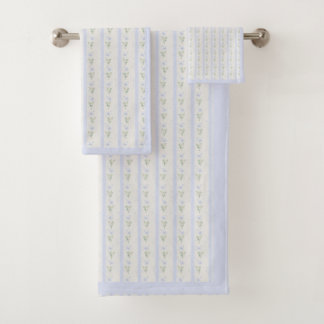 Bloomende warmteafvoerstrop blauwe Romance Bad Handdoek