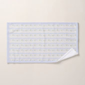 Bloomende warmteafvoerstrop blauwe Romance Bad Handdoek (Handdoek)