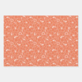 Bloomende witte Hibiscus-bloemen op strand Inpakpapier Vel (Voorkant 2)