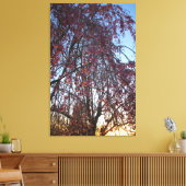 Bloomende wolkenboom in het voorjaar canvas afdruk (Insitu (Woonkamer))