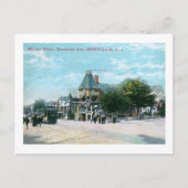 Bloomfield Ave., Montclair NJ 1908 Briefkaart (Voorkant)