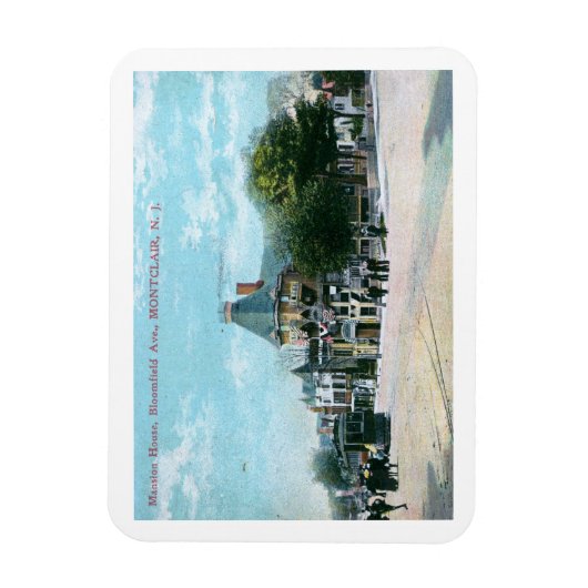 Bloomfield Ave., Montclair NJ 1908  Style Magneet (Verticaal)