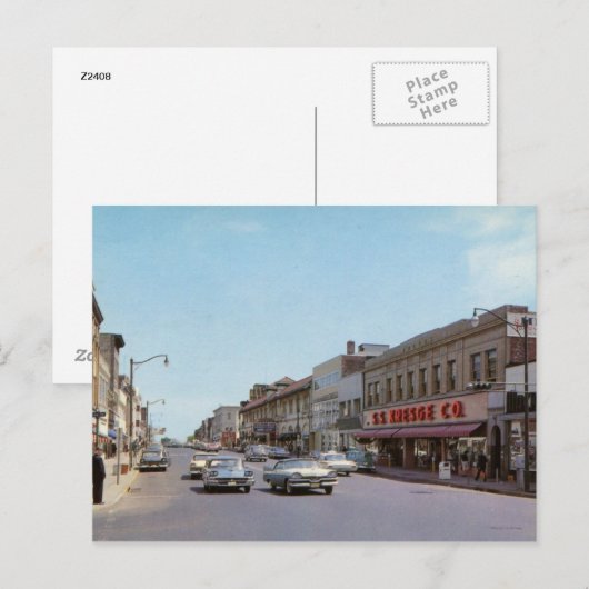 Bloomfield Ave., Montclair NJ  Briefkaart (Voorkant / Achterkant)