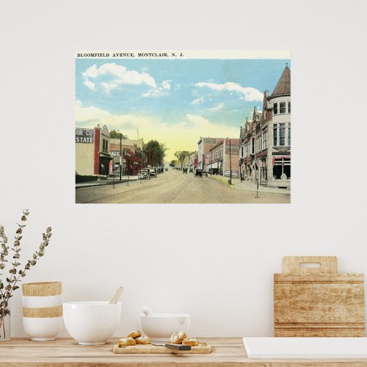 Bloomfield Ave., Montclair NJ  Poster (Keuken)