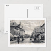 Bloomfield Ave., Passaic, New Jersey 1906 Vintage Briefkaart (Voorkant / Achterkant)