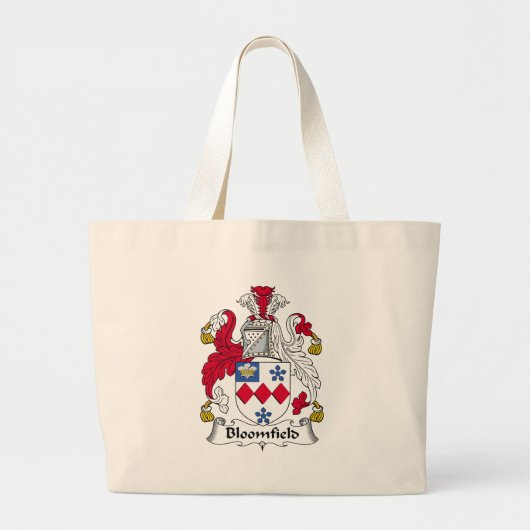 Bloomfield Family Crest Grote Tote Bag (Voorkant)