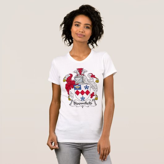 Bloomfield Family Crest T-shirt (Voorkant volledig)