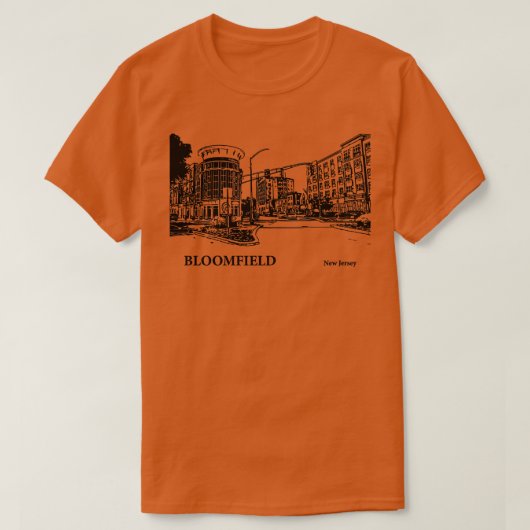 Bloomfield New Jersey 3 T-shirt (Design voorkant)