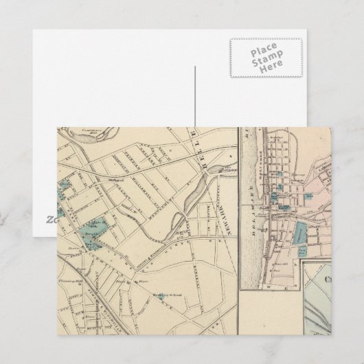 Bloomfield, NJ Briefkaart (Voorkant / Achterkant)