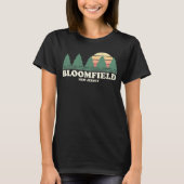 Bloomfield NJ  Throwback Retro 70's T-shirt (Voorkant)