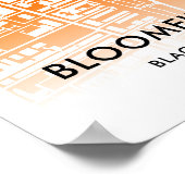 Bloomfield Road Stadium in Blackpool, Verenigd Kon Poster (Hoek)