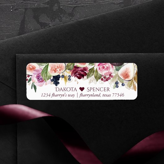 Bloomfiguren | Adres Moody Floral en Heart Etiket